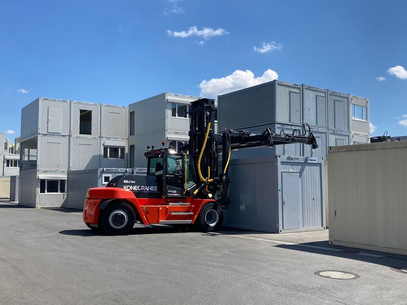 German modular builder Algeco orders five Konecranes E-VER electric forklifts